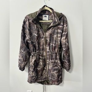 Camo windbreaker